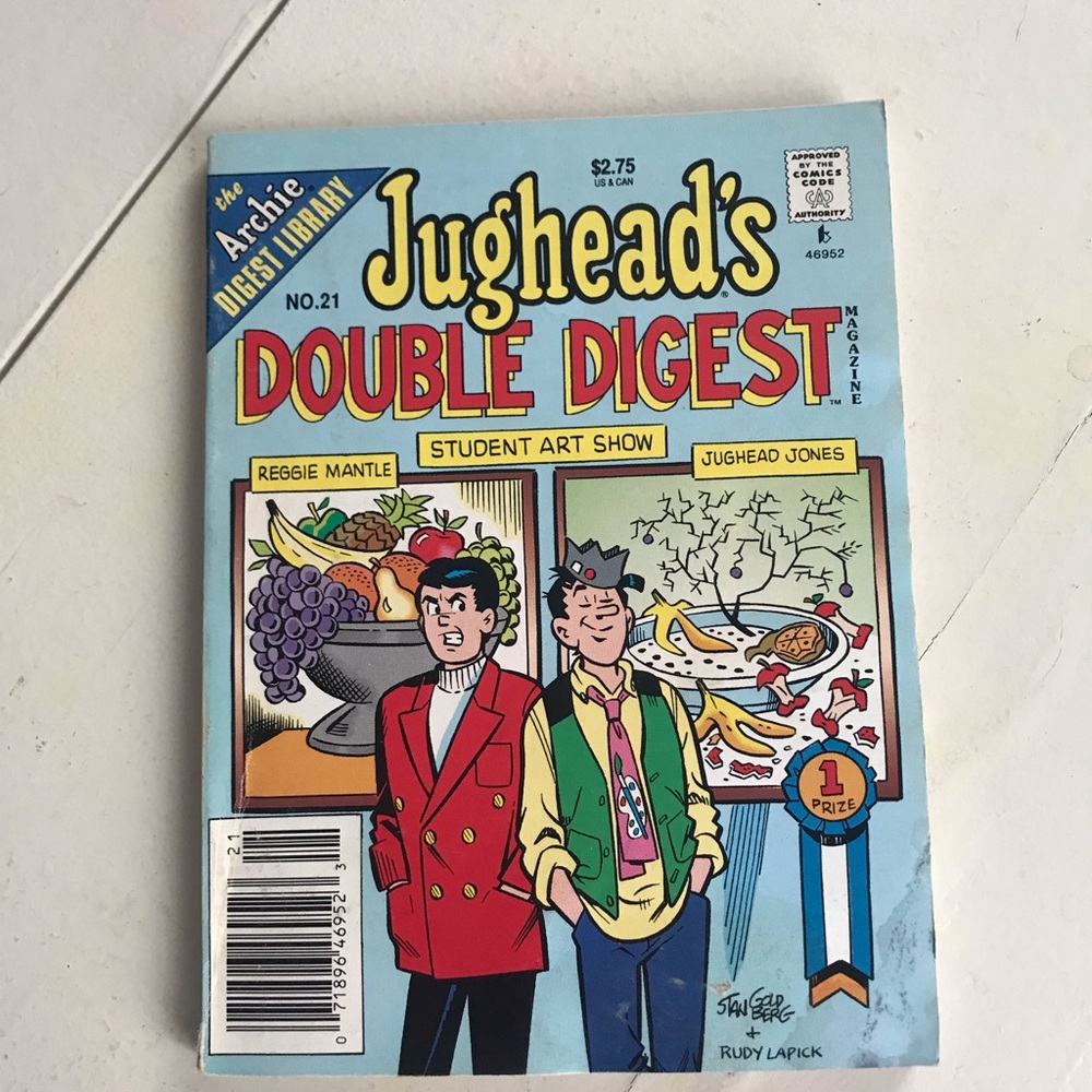 Jughead's Double Digest Comic Book #21- Light Blue Cover